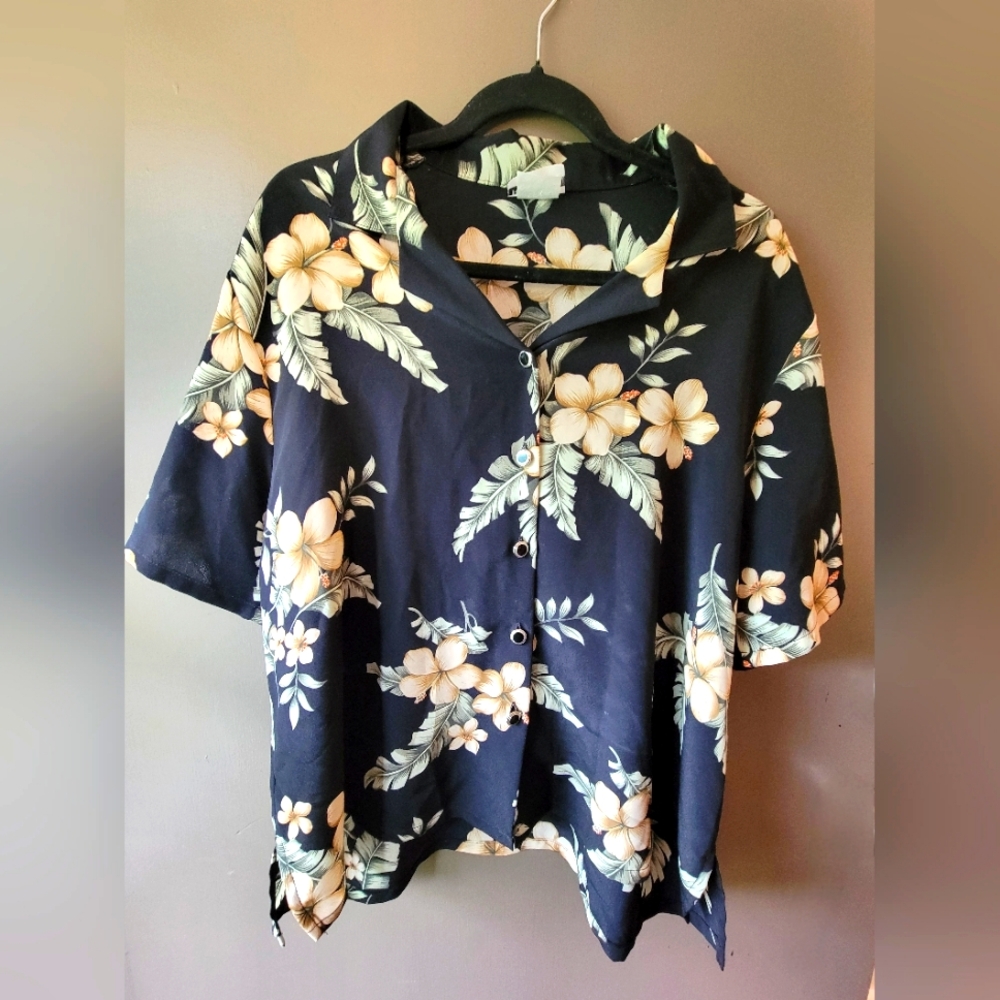Bonworth Vintage Womens Hawaiian Shirt - Size Large